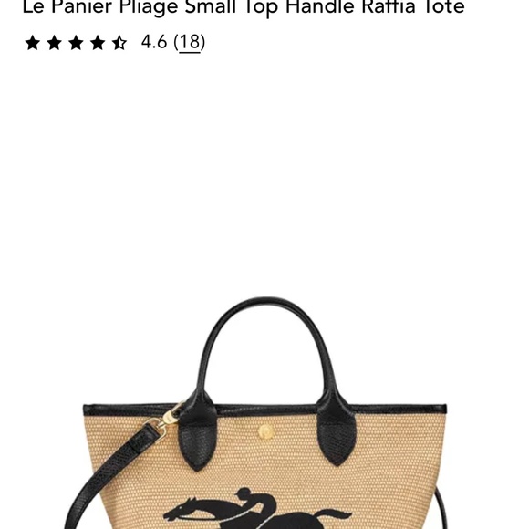 Longchamp Le Panier Pliage Small Top Handle Bag - Picture 7 of 8